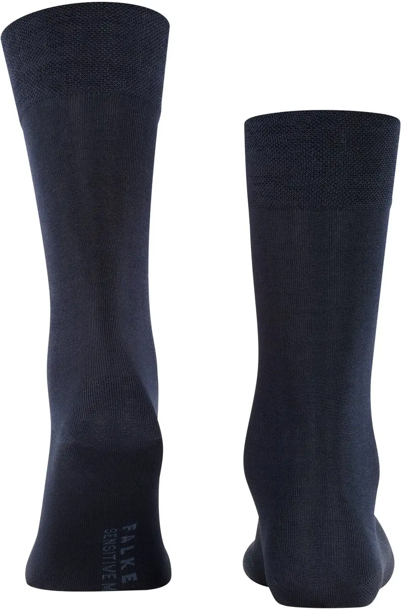 Falke Sensitive Málaga Herensokken - 47-50 - Dark Navy