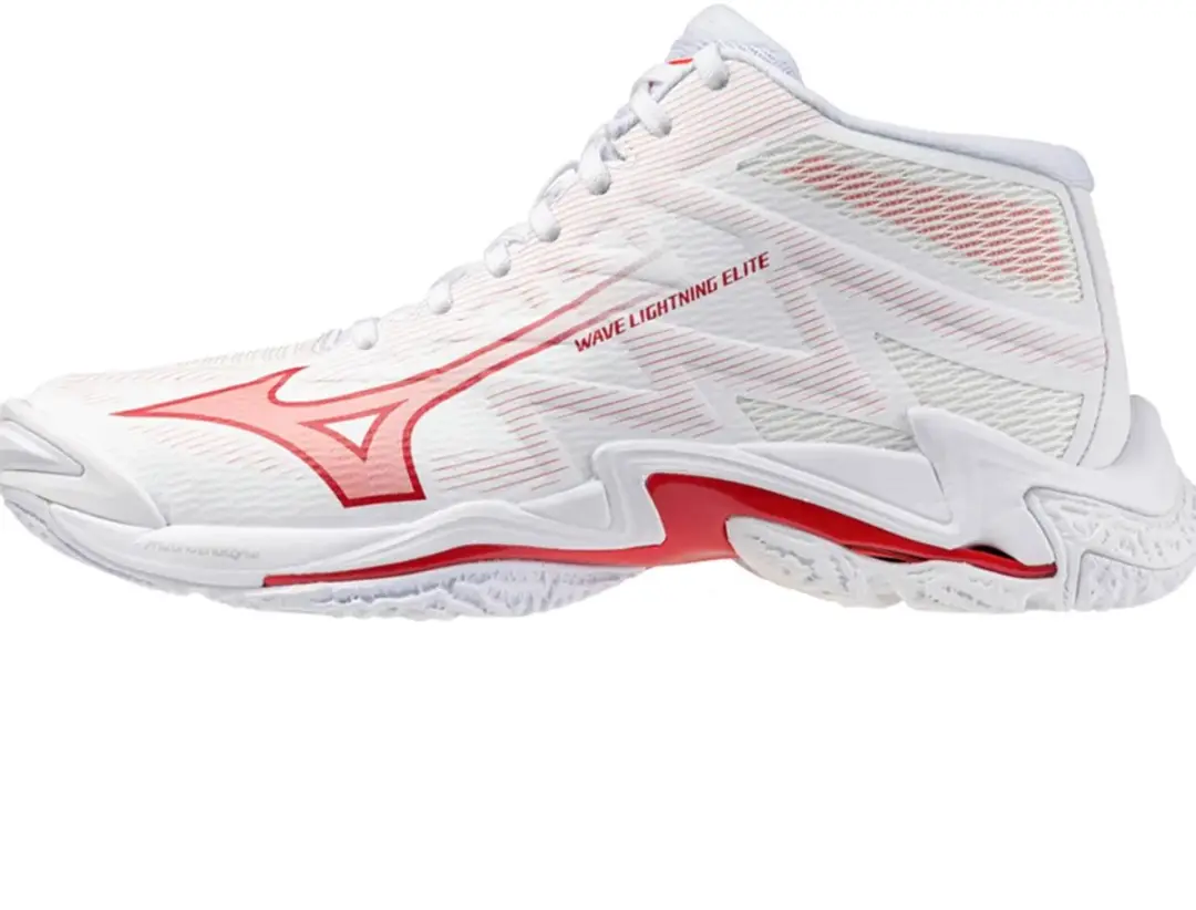Mizuno Wave Lightning Elite Mid Dames Sportschoenen - Wit EU 39