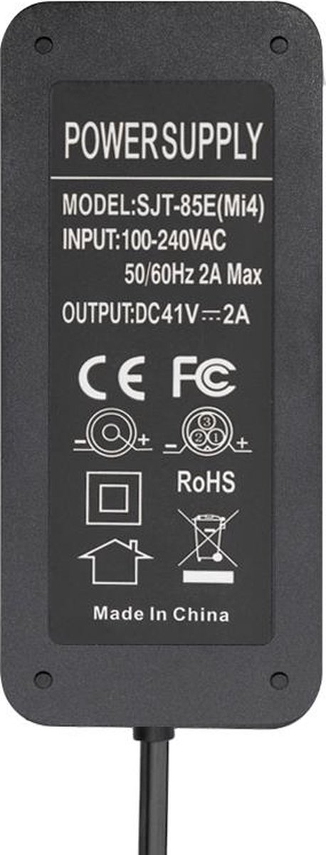 Oplader voor Xiaomi MI4 pro (first gen) Magnetic connector 41V (36V-2A) Elektrische step