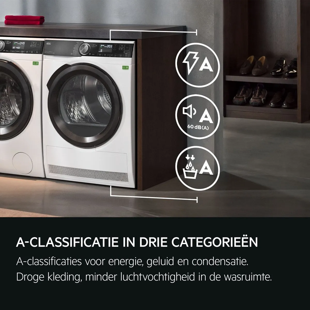 AEG TR969V6C Warmtepompdroger 9 kg - Wit