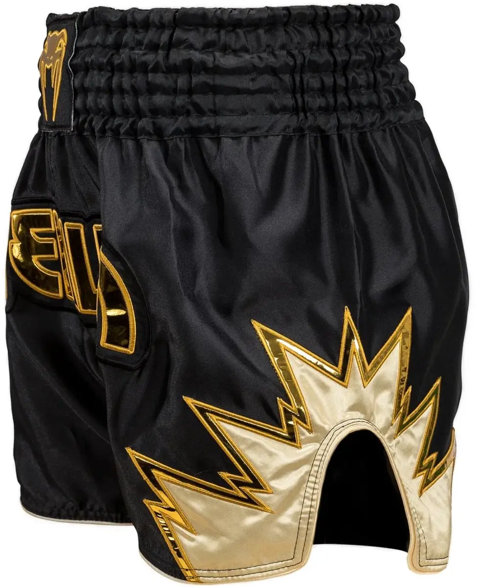 Venum Inferno Muay Thai Shorts L - Zwart/Goud