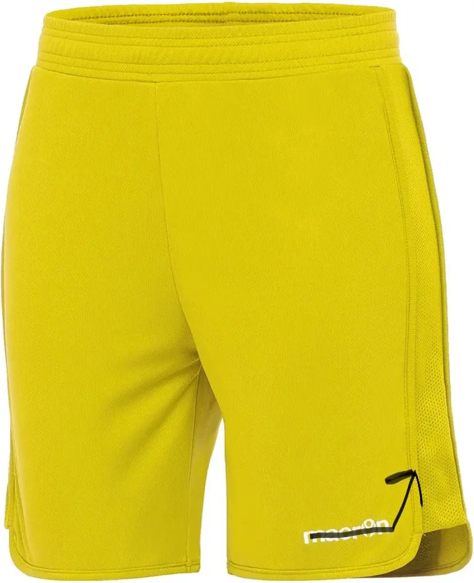 Macron Mesa Hero Short Heren - Geel - Maat L