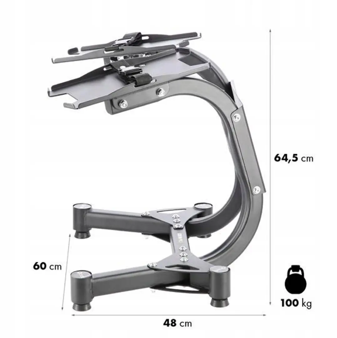 HMS Verstelbare Halsters Set SR80/STR10 - 2x 40kg - Zwart/Grijs