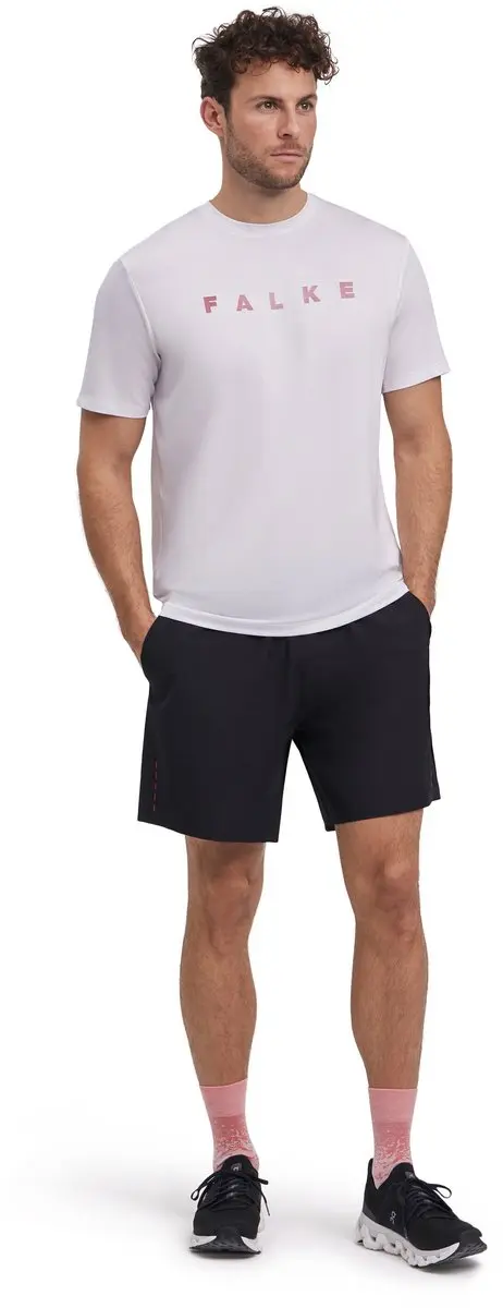 Falke Training Logo Shirt Heren - Wit - Maat S - afbeelding 6 van 6