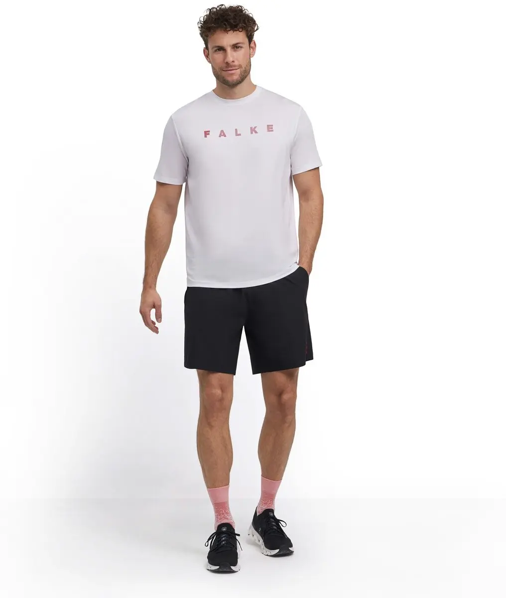Falke Training Logo Shirt Heren - Wit - Maat S