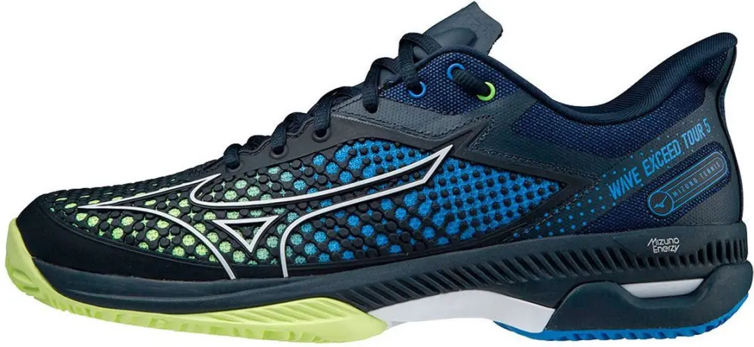 Mizuno Wave Exceed Tour 5 CC Tennisschoen - Heren - 43 - Zwart