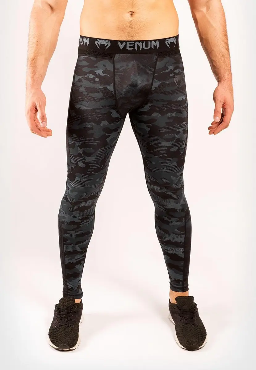 Venum Defender Compressiebroek S - Dark Camo