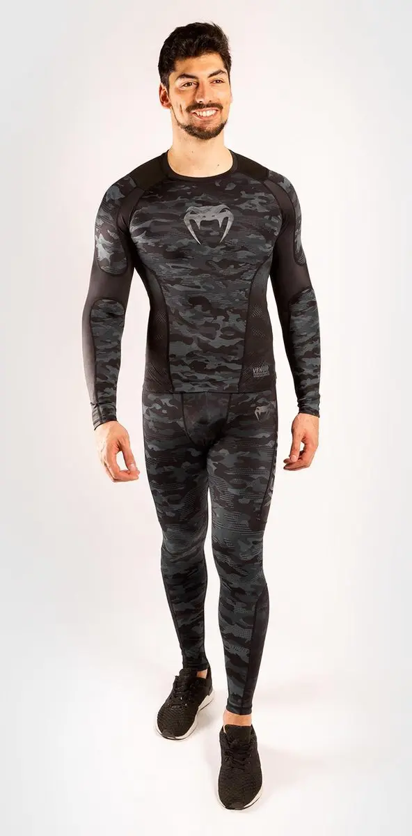 Venum Defender Compressiebroek S - Dark Camo