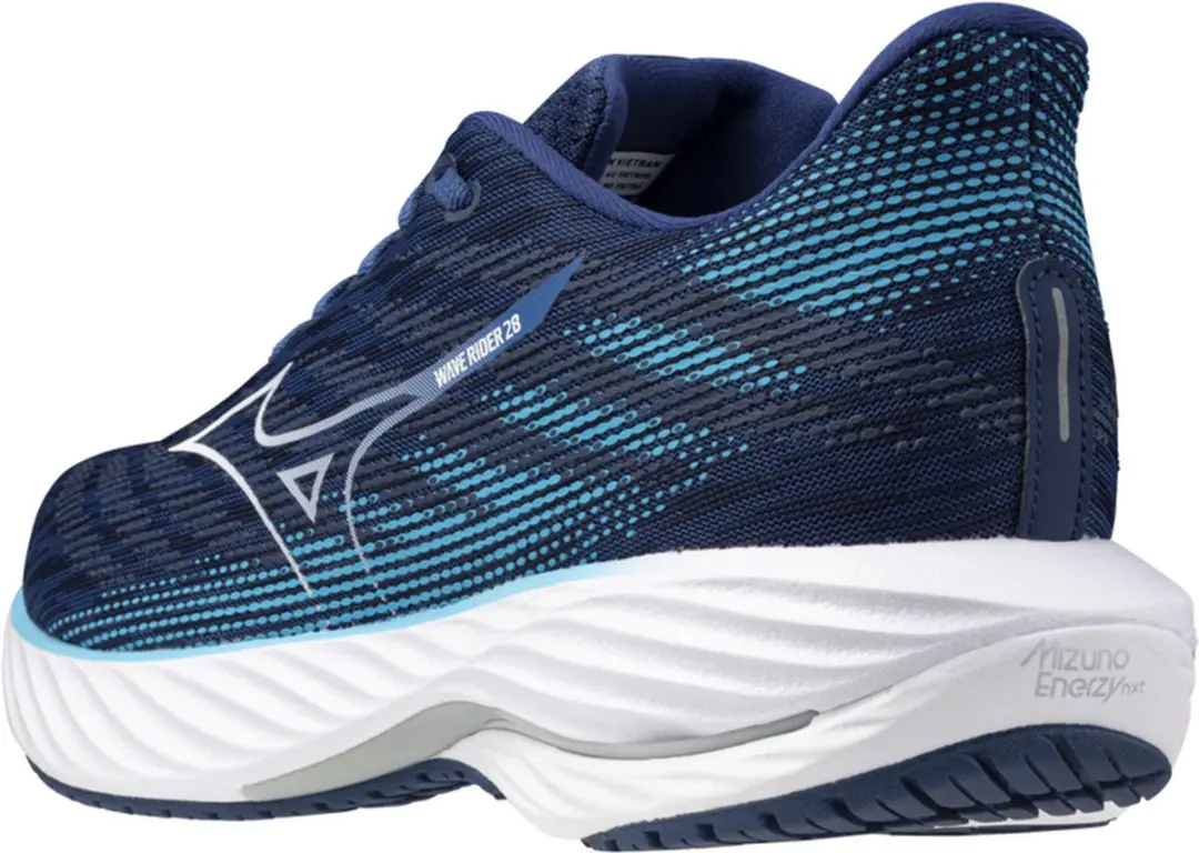 Mizuno Wave Rider 28 Heren - Estate Blue/White - afbeelding 5 van 6
