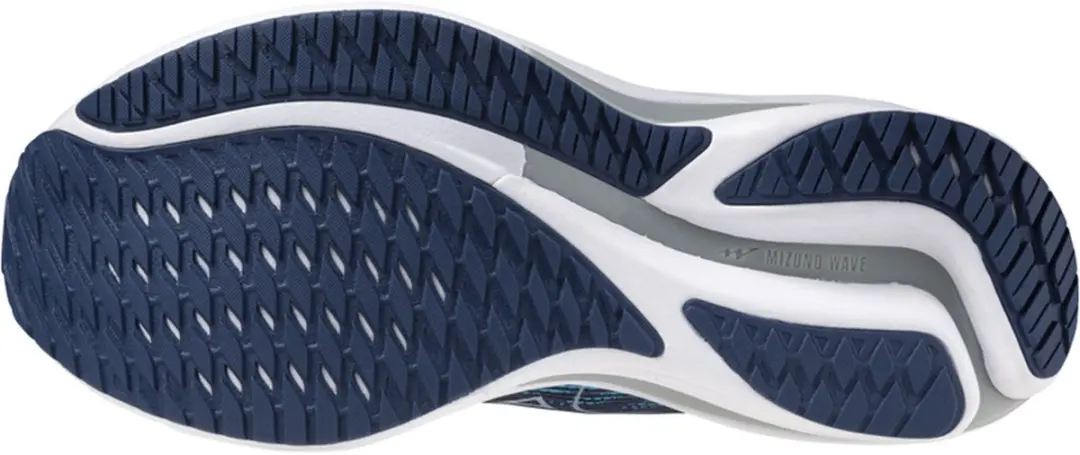 Mizuno Wave Rider 28 Heren - Estate Blue/White - afbeelding 4 van 6