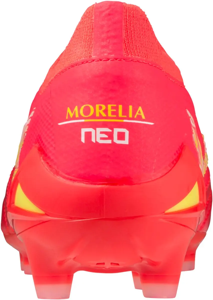 Mizuno Morelia Neo IV Beta Voetbalschoen - Rood - Maat 41 - afbeelding 3 van 5