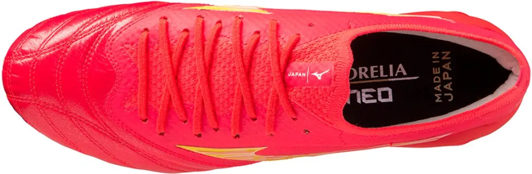 Mizuno Morelia Neo IV Beta Voetbalschoen - Rood - Maat 41 - afbeelding 4 van 5
