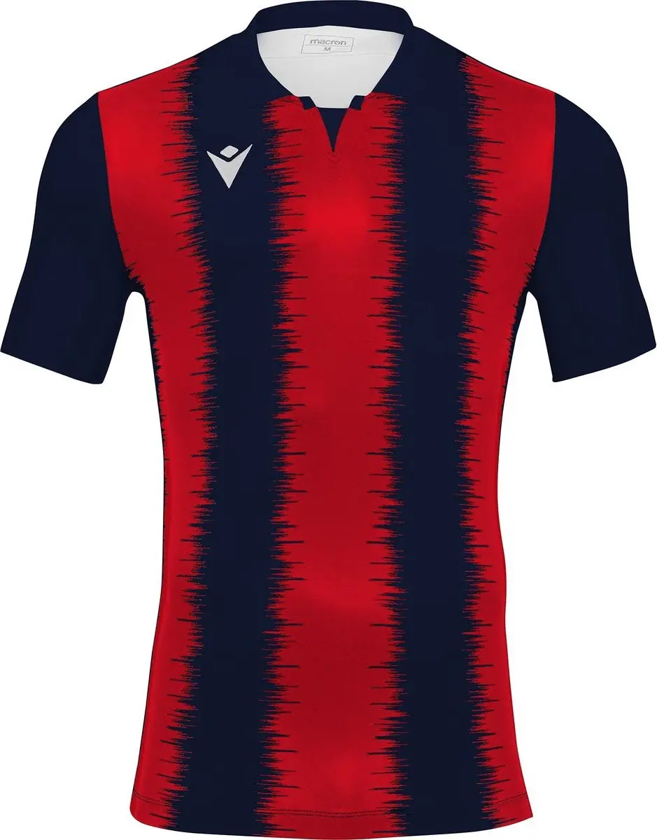 Macron Miram Shirt Heren - M - Marine/Rood