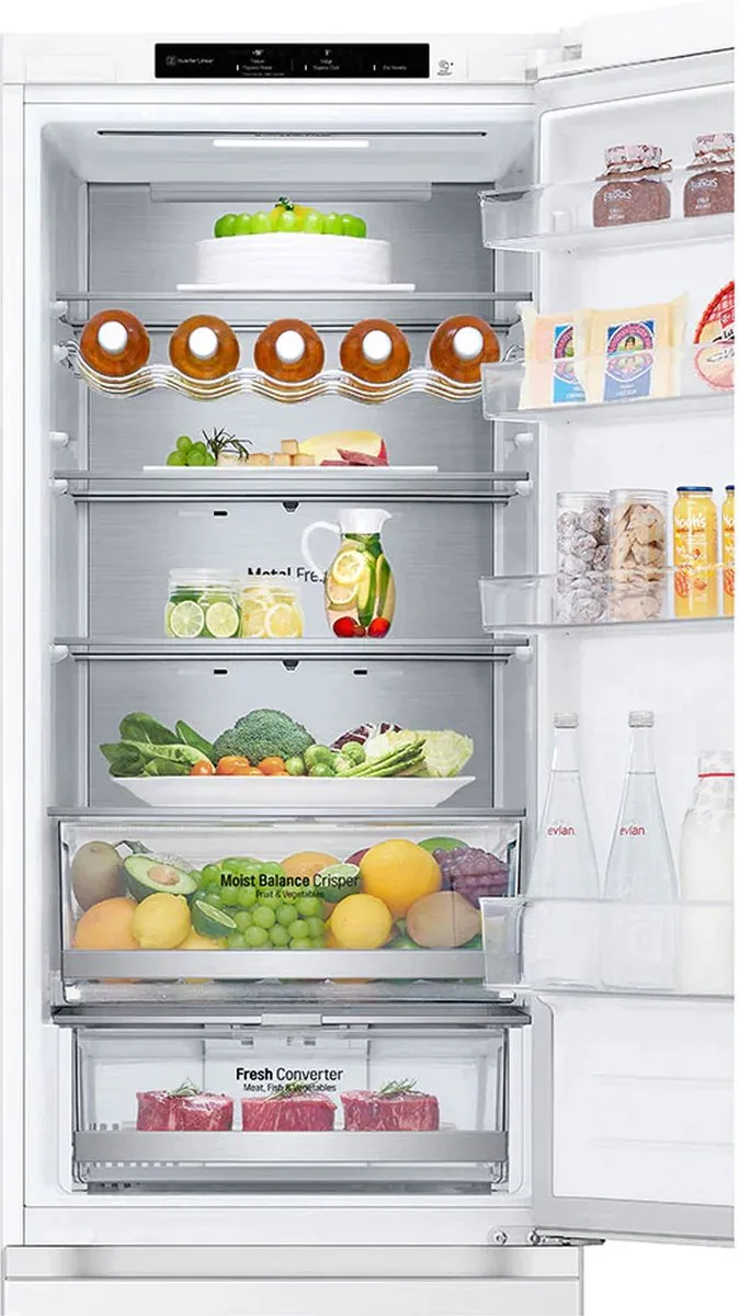 LG GBV5240CSW Koelvriescombinatie - 387L - Wit