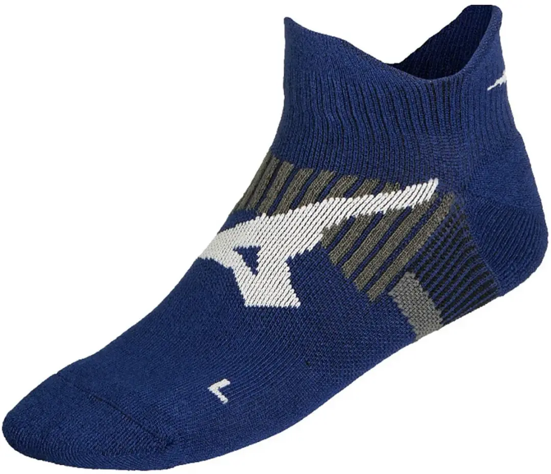 Mizuno Drylite Race Mid Sokken Blauw