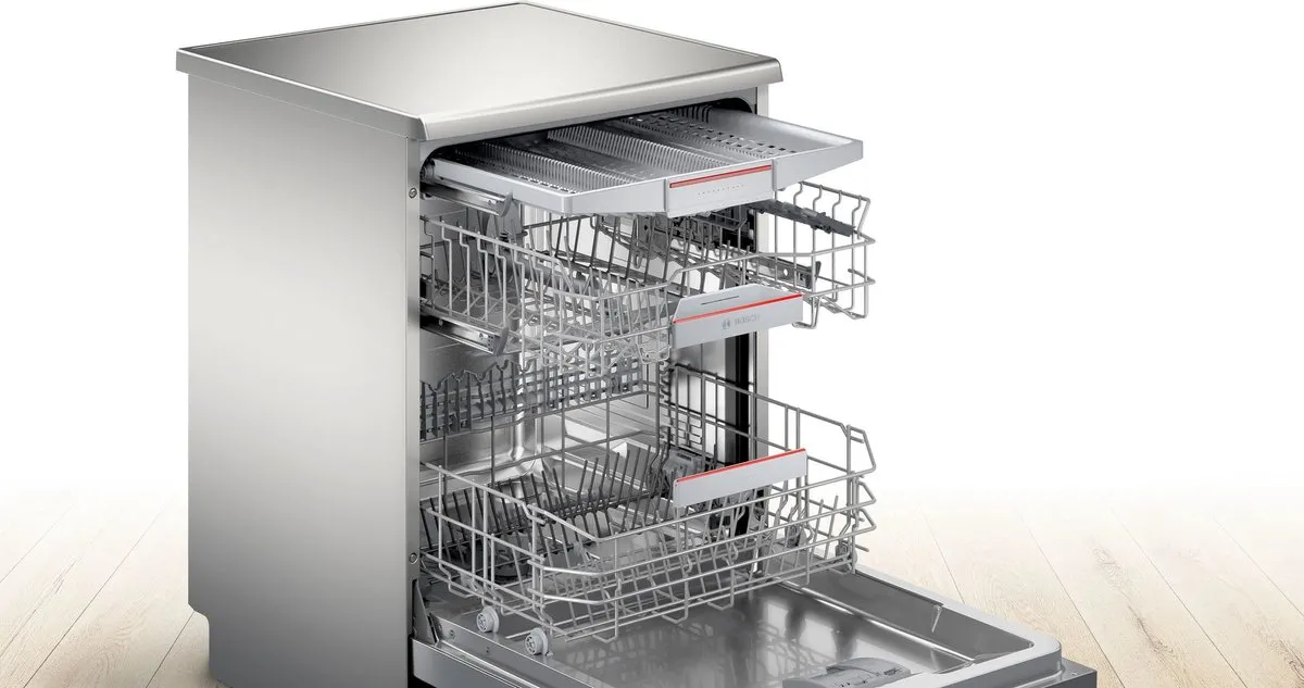 Bosch Serie 6 SMS6ECI07E Vaatwasser 14 Couverts - Zilver - afbeelding 6 van 6