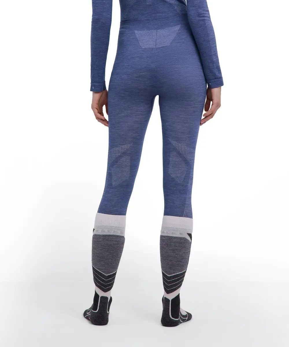 Falke Wool-Tech Long Tights 33313 - XS - Blauw