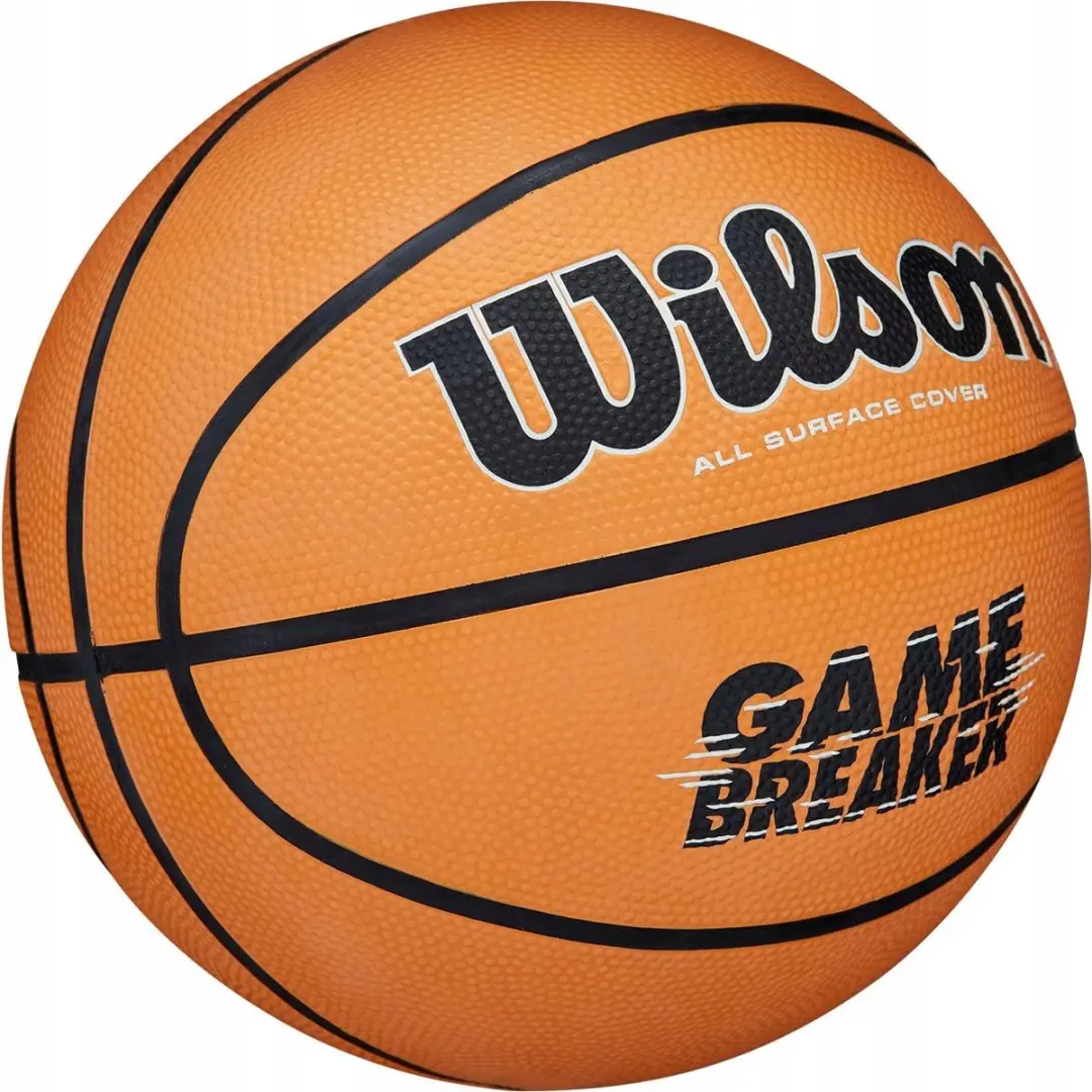 Wilson Gamebreaker Streetball Basketbal Maat 5 - Oranje/Zwart - afbeelding 6 van 6