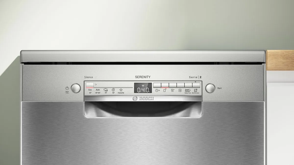 Bosch SMS2HTI02E Vrijstaande Vaatwasser 60cm - Roestvrijstaal