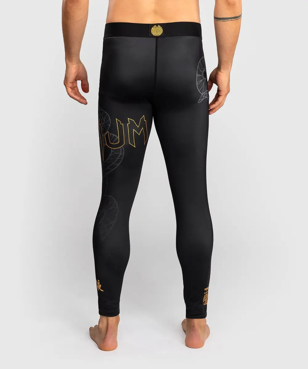 Venum Serpenti Sportlegging - XXL - Zwart/Zilver/Goud