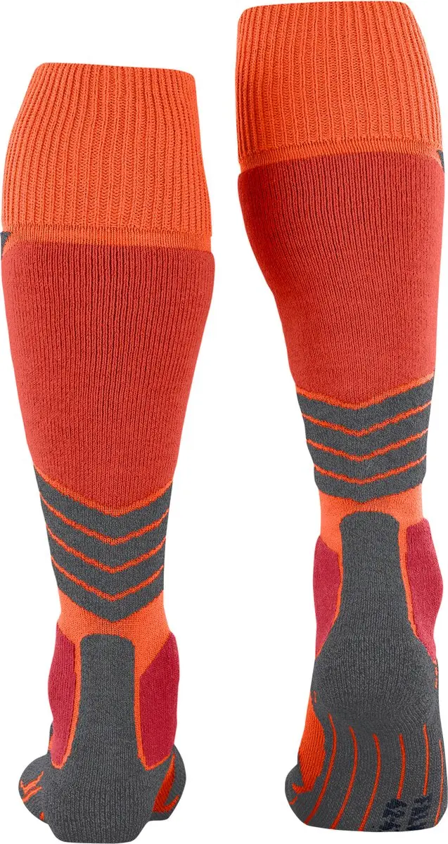 Falke SK1 Skisokken - Dikke wol - Heren - Maat 44/45 - Oranje