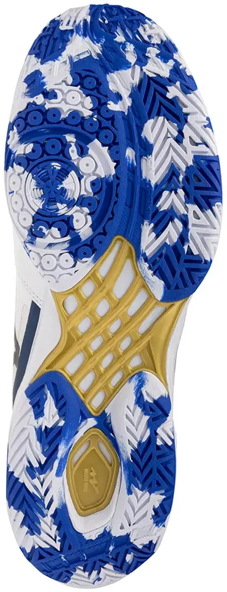Mizuno Wave Claw 4 Schoenen - Wit/Dazzling Blue
