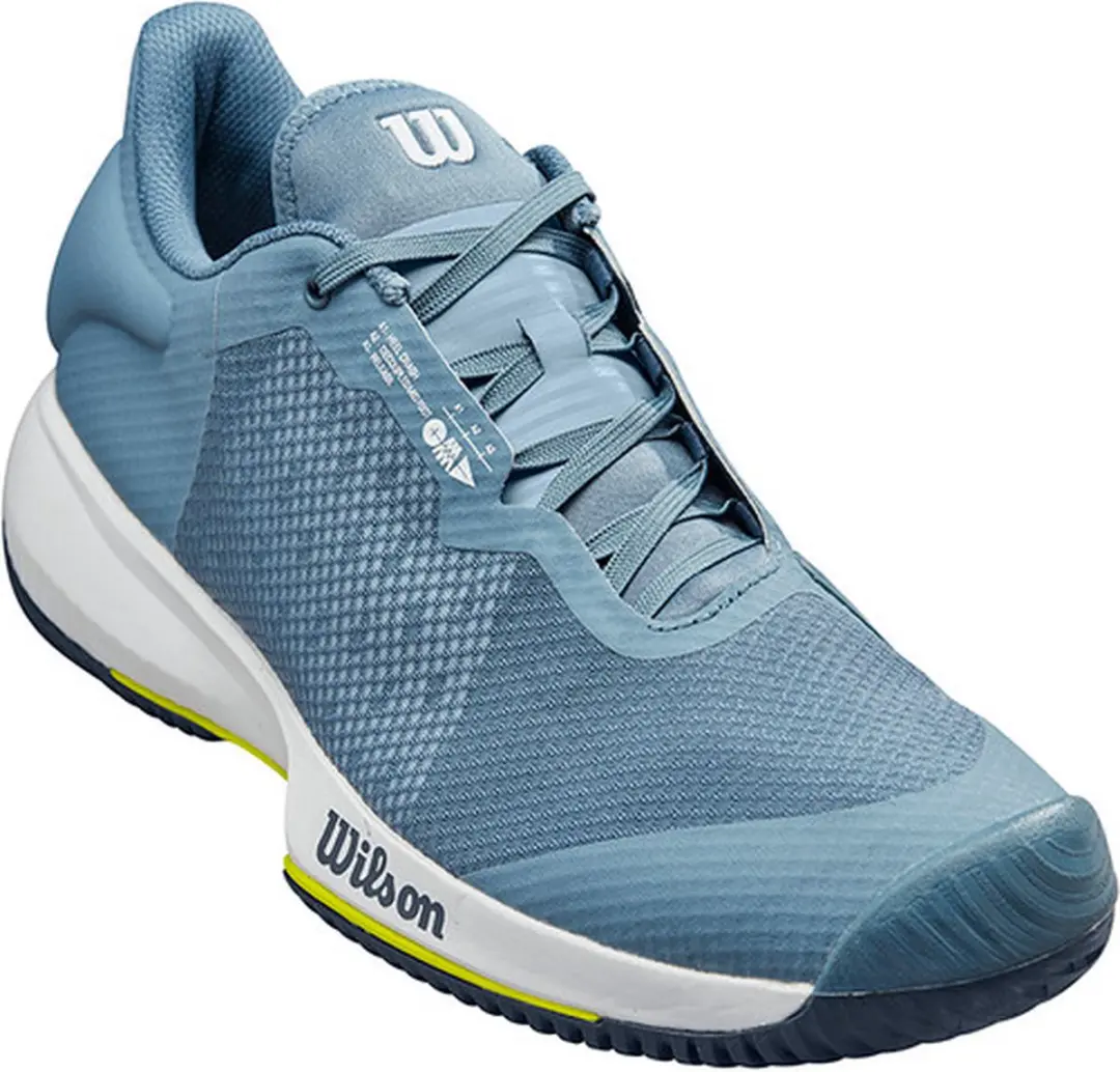 Wilson Kaos Swift Heren Sportschoenen Tennis Smashcourt - Blauw/Wit