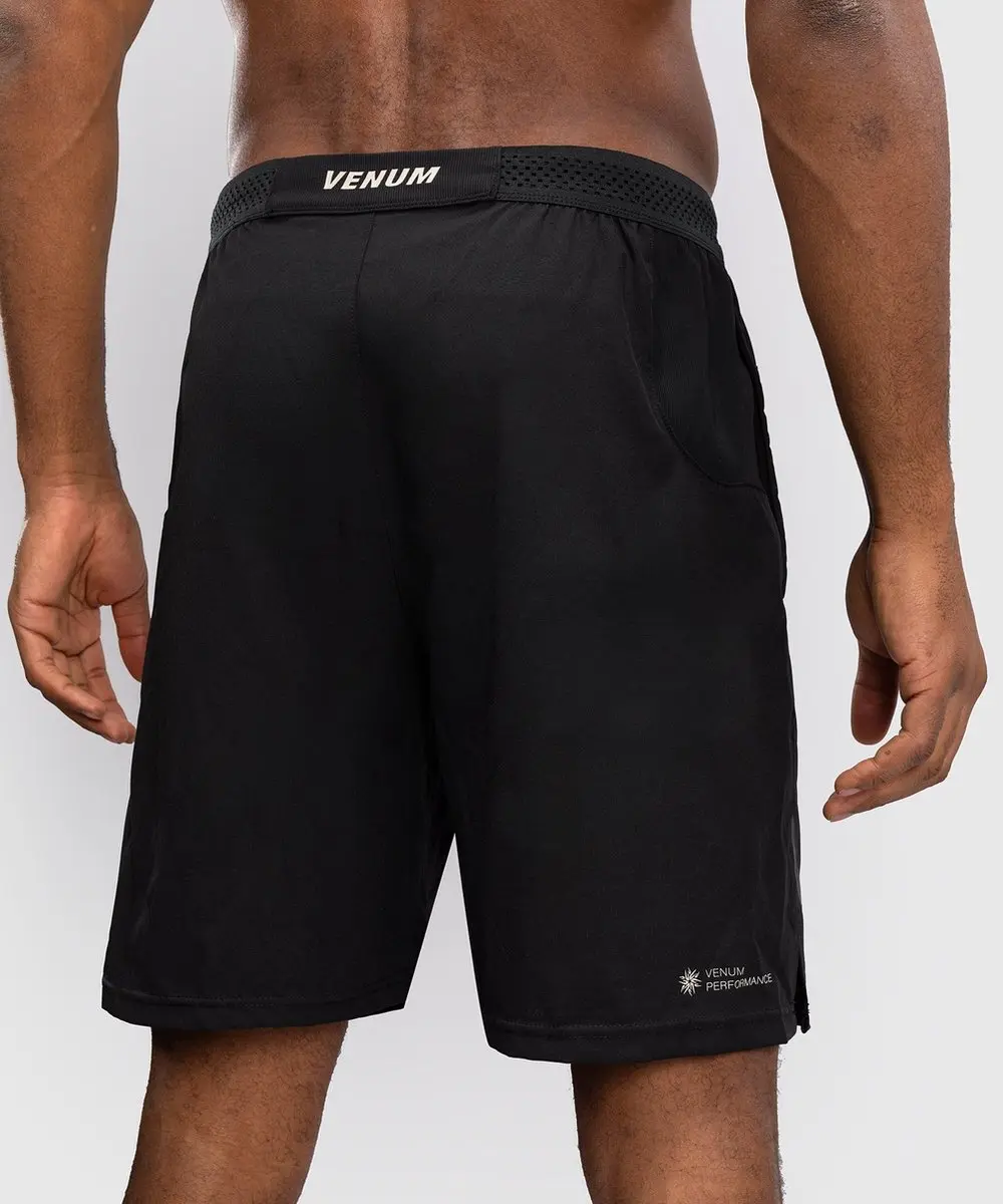 Venum G-Fit Training Shorts Diepzwart/Vuurrood S