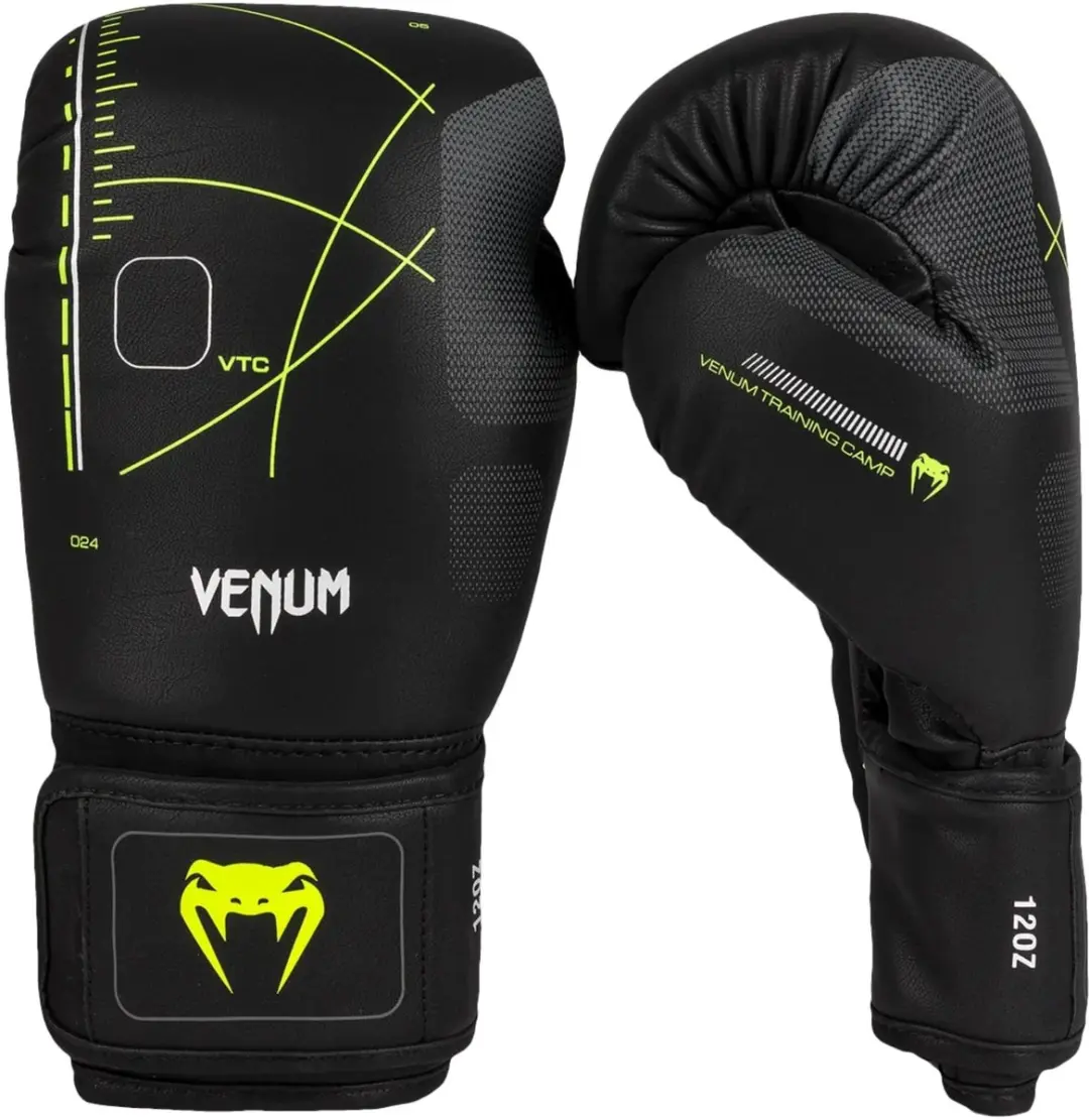 Venum Training Camp 4.0 Bokshandschoenen 10 oz - Zwart/Neo Groen
