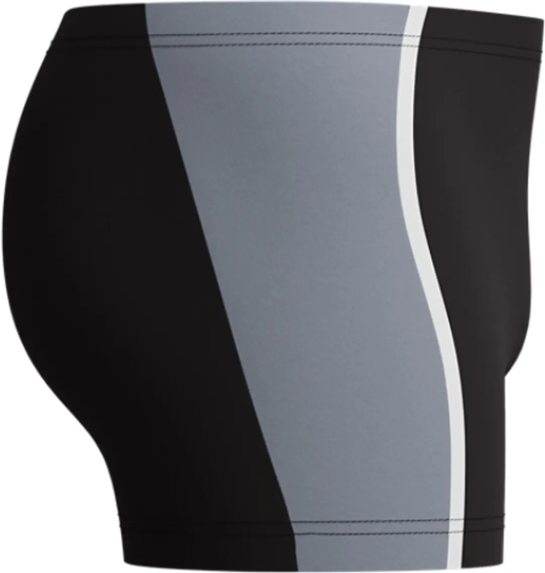Speedo Solid Splice Aquashort Heren Zwemshort - Zwart/Grijs S