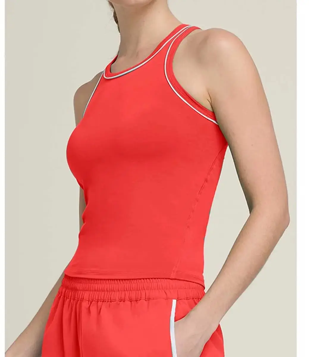 Wilson Team Mouwloos T-shirt - M - Rood/Infrared