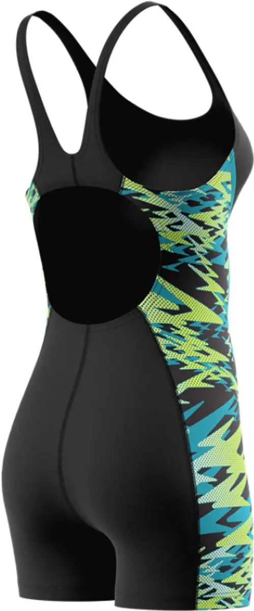 Speedo Hyperboom Spl Muscleback Badpak Dames - Zwart/Groen