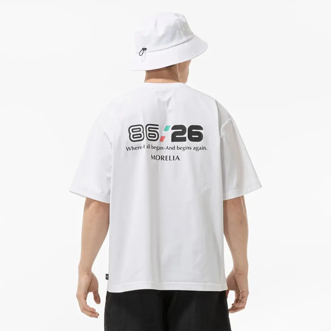 Mizuno Mod Off Print T-shirt Wit XL