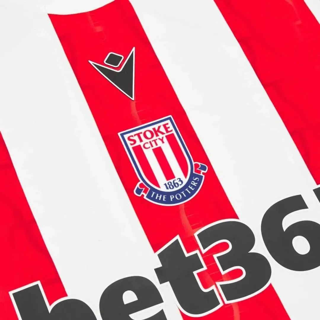 Macron Stoke City FC 24/25 Thuis T-shirt - Rood - S