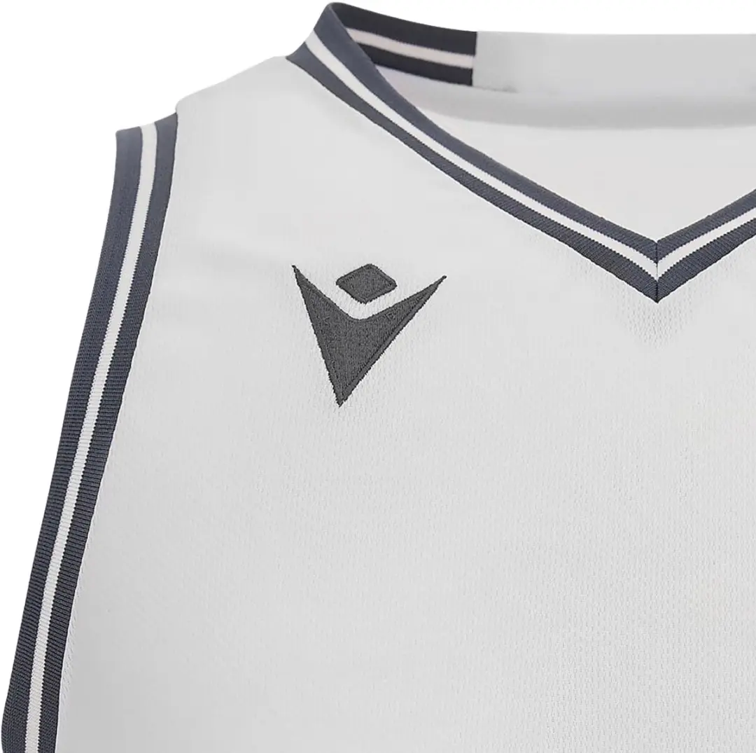 Macron Freon Heren Basketbalshirt 4XL - Wit