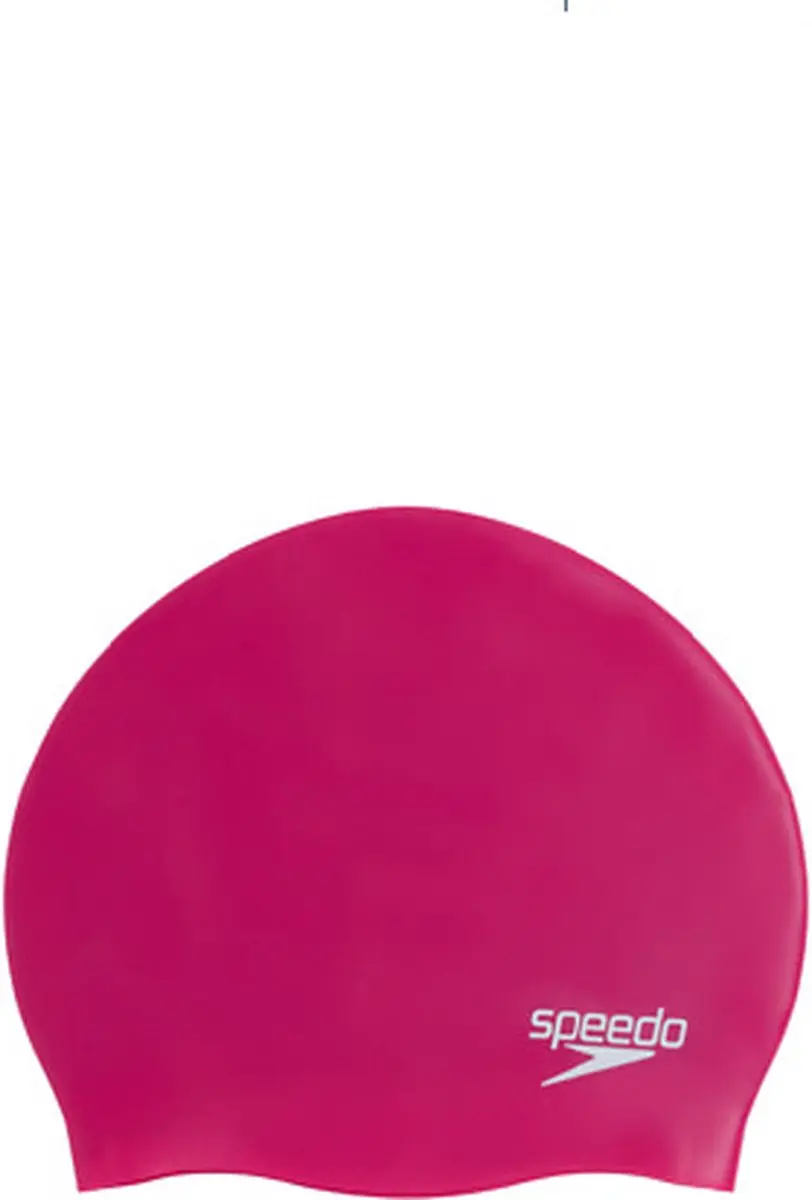 Speedo Plain Moulded Silicone Cap - Roze - afbeelding 6 van 6