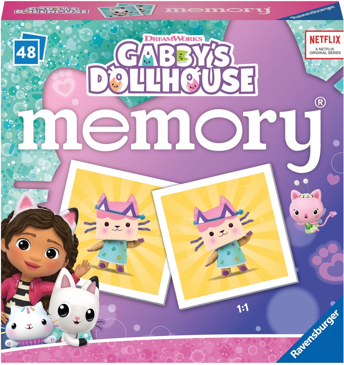 Ravensburger Gabby’s Dollhouse mini memory