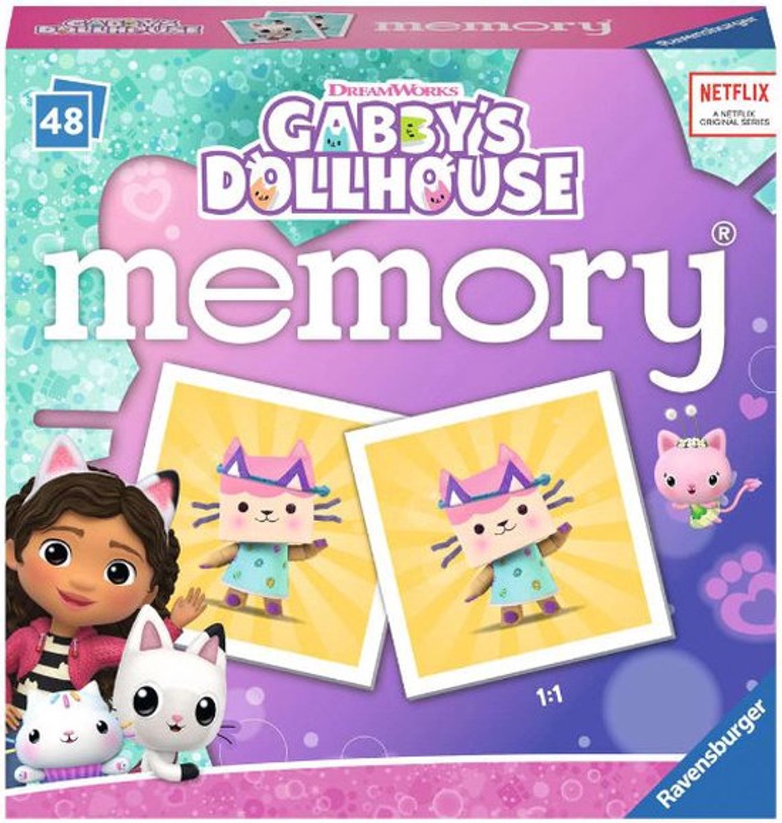 Ravensburger Gabby’s Dollhouse mini memory
