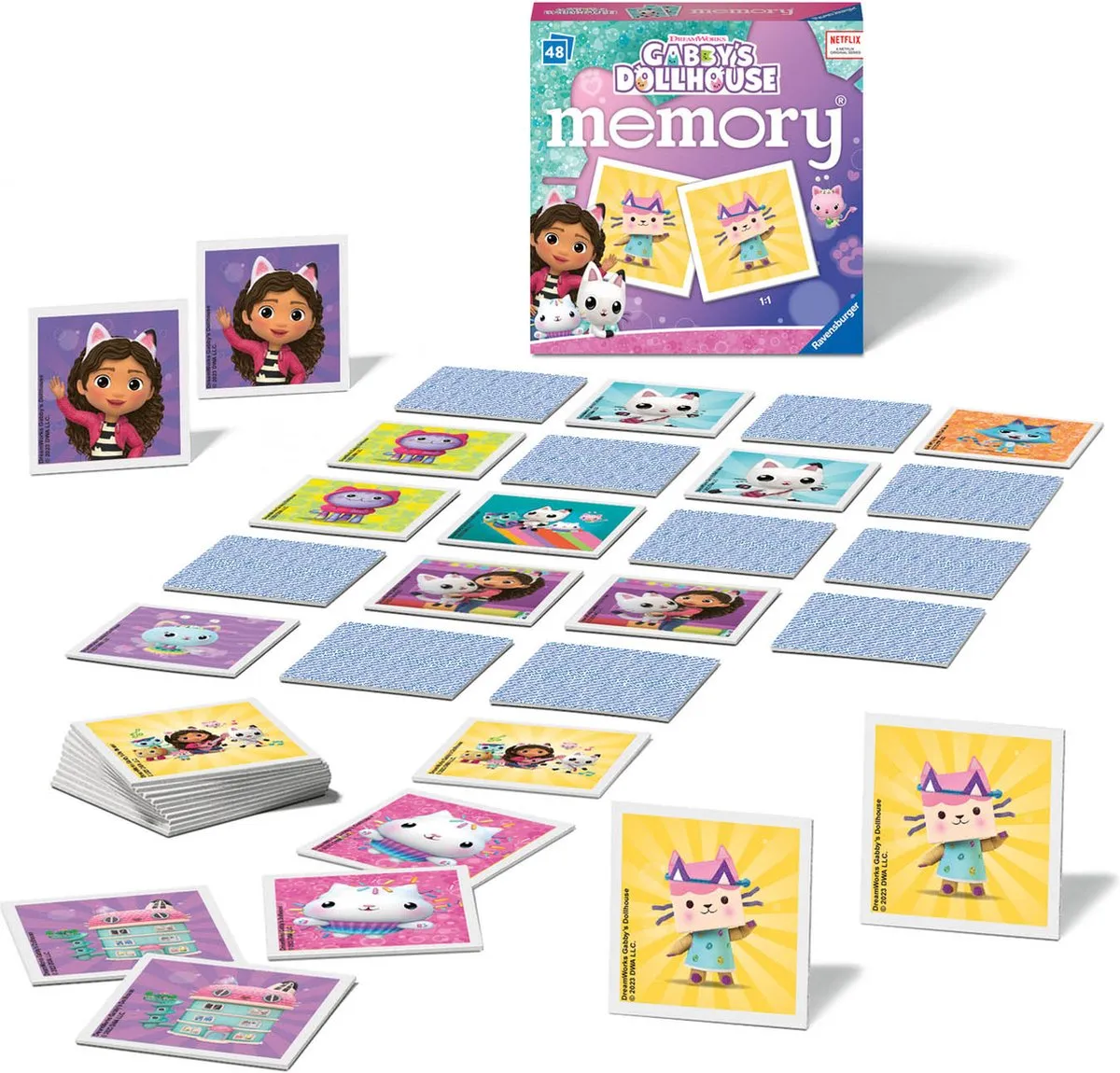 Ravensburger Gabby’s Dollhouse Mini Memory - 20956
