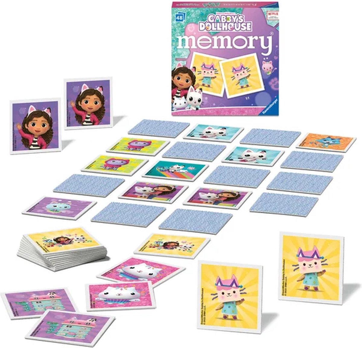 Ravensburger Gabby’s Dollhouse mini memory