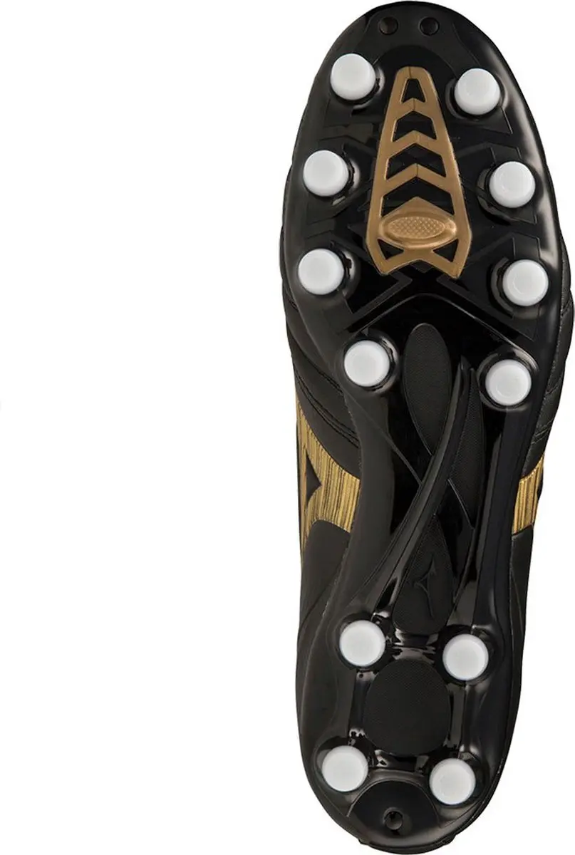 Mizuno Morelia Neo IV Pro Voetbalschoenen 43 - Zwart/Goud