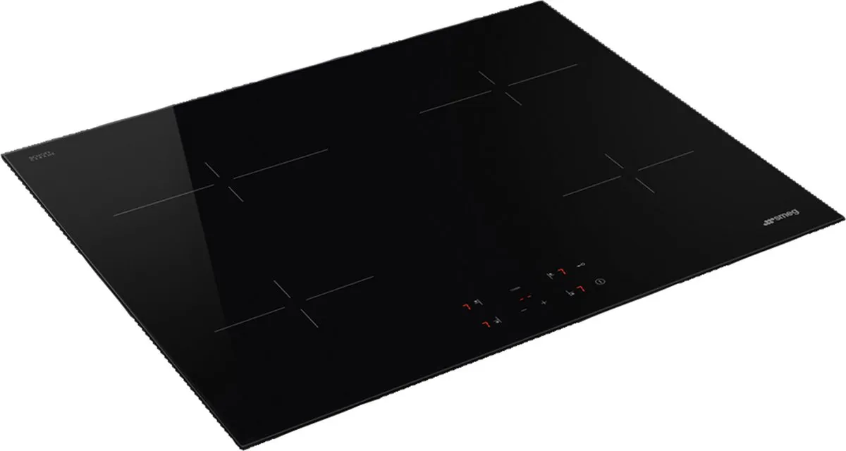 Smeg SE264TD1 Keramische Kookplaat 60cm - 4 Zones - Zwart