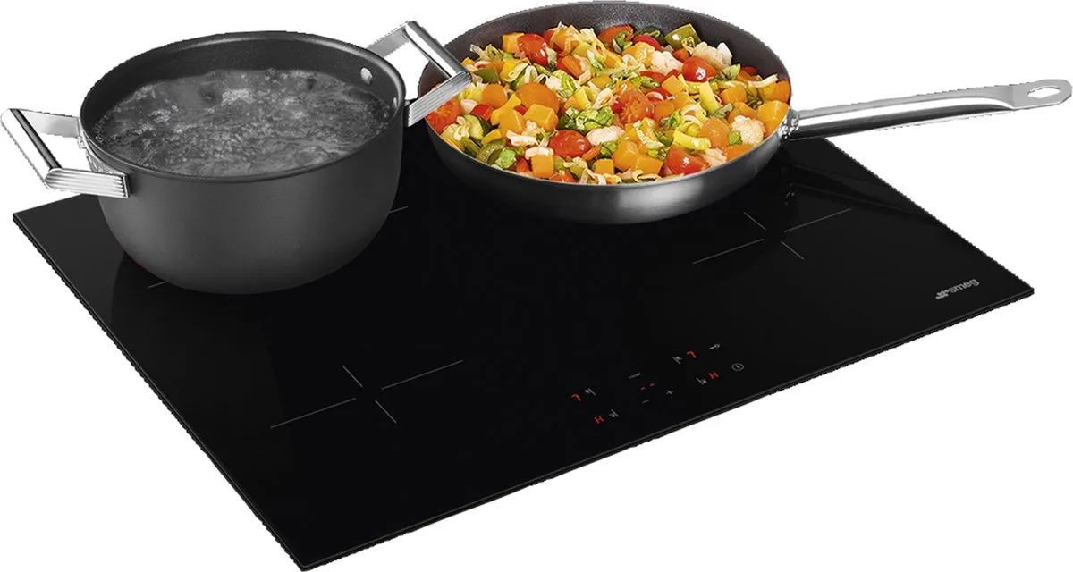 Smeg SE264TD1 Keramische Kookplaat 60cm - 4 Zones - Zwart