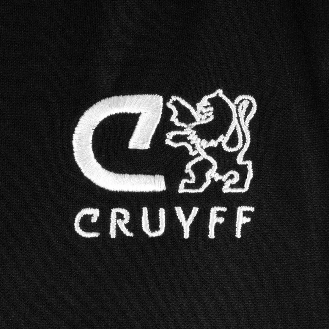 Cruyff Turn Tech Half Zip Trainingssweater Heren XL - Zwart/Wit - afbeelding 6 van 6