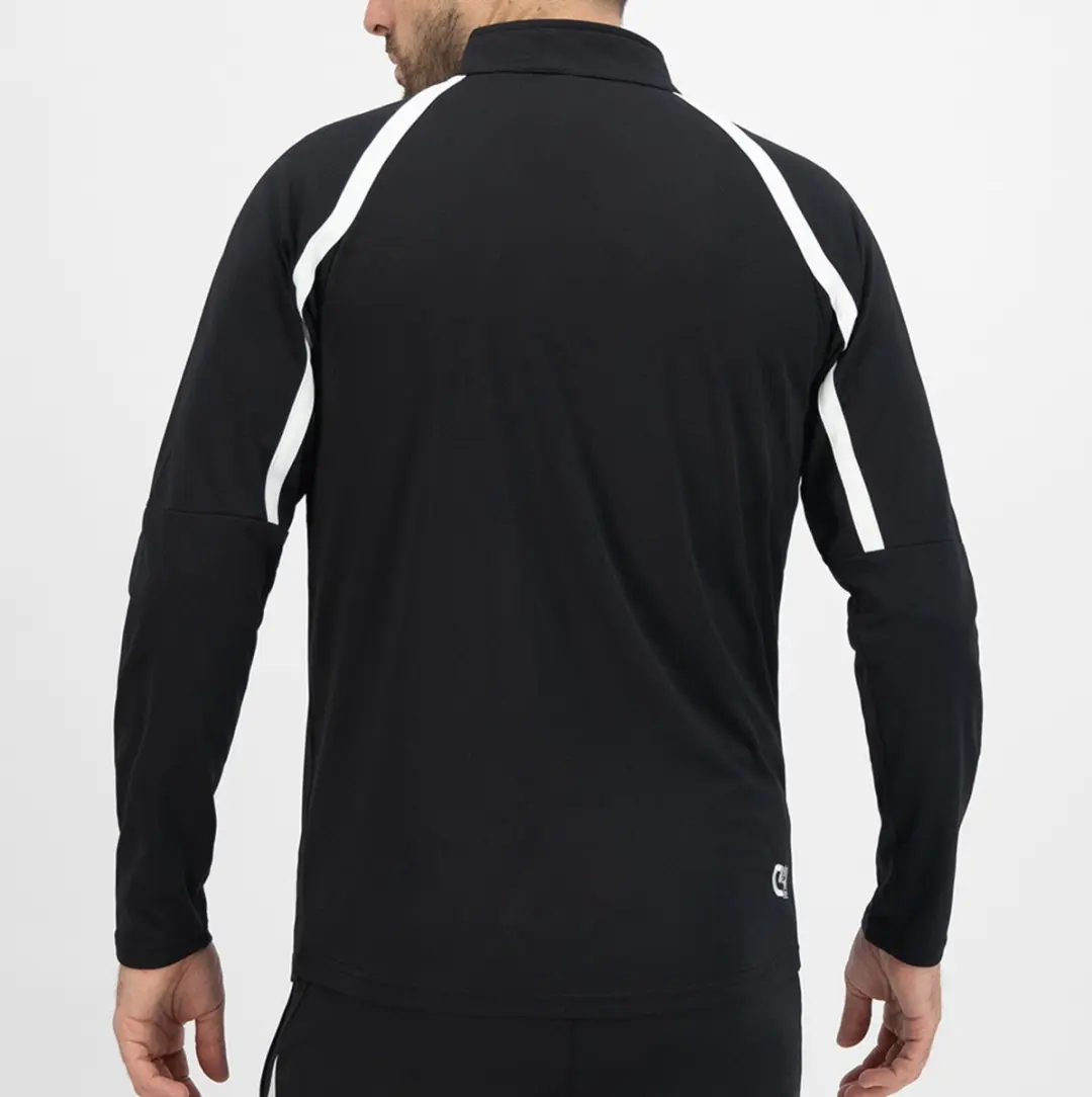 Cruyff Turn Tech Half Zip Trainingssweater Heren XL - Zwart/Wit