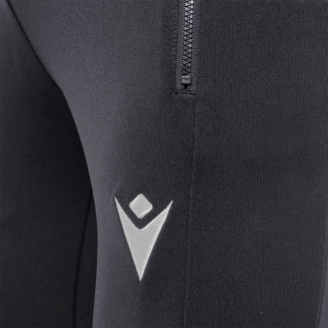Macron Nepri Hero Polyesterbroek Kinderen 122 - Antraciet/Wit