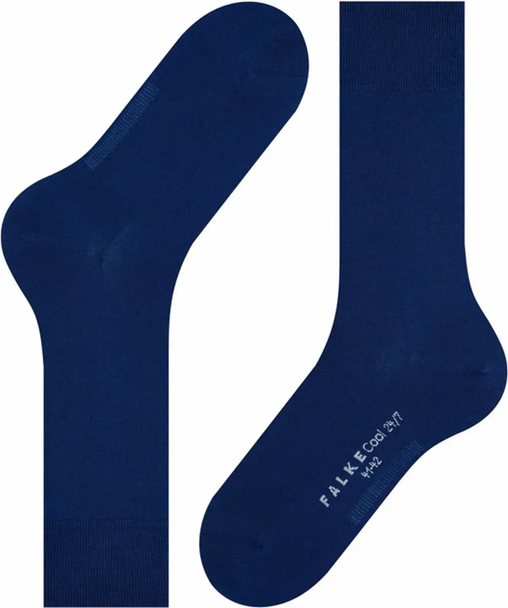 Falke Cool 24/7 Herensokken Midden Blauw - Maat 47-48