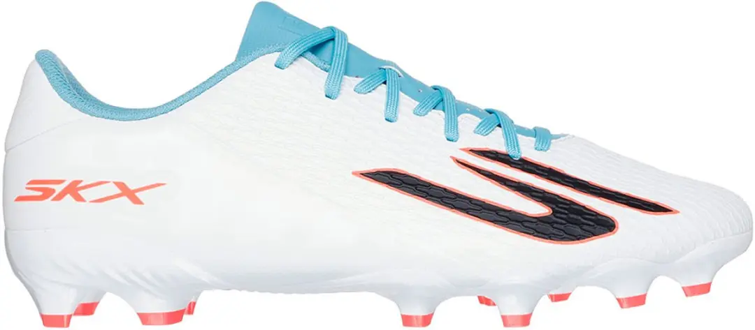 Skechers Club MG Voetbalschoenen 46 - Wit/Turquoise/Rosa