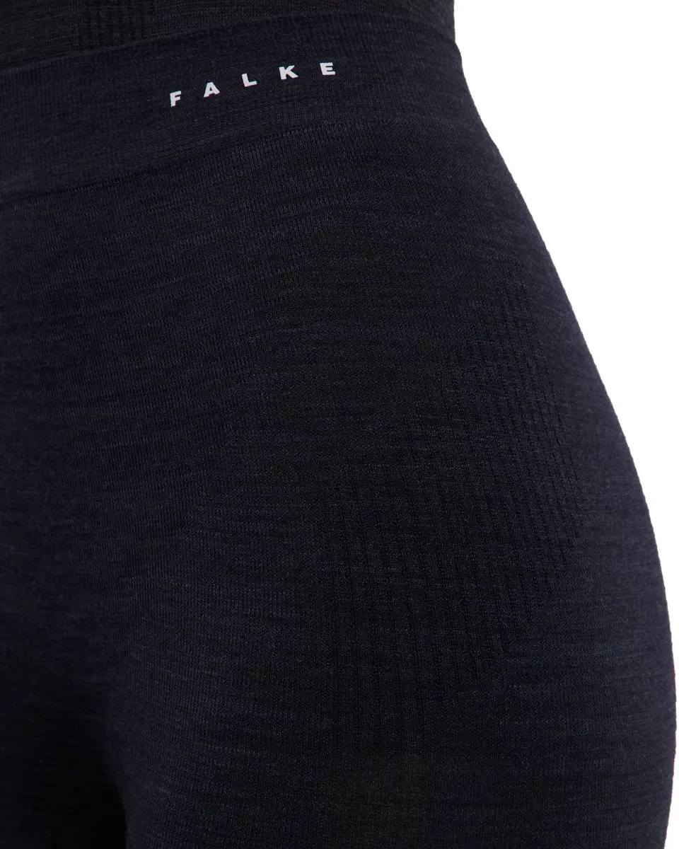 Falke Wool-Tech Long Tights 33313 - Dames - L - Zwart