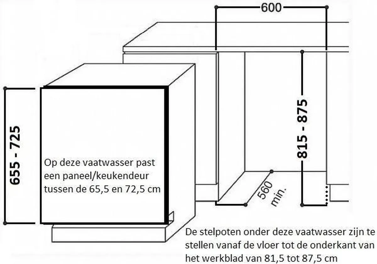 Bosch Serie 2 SMV24AX00E Inbouw Vaatwasser 12 Couverts